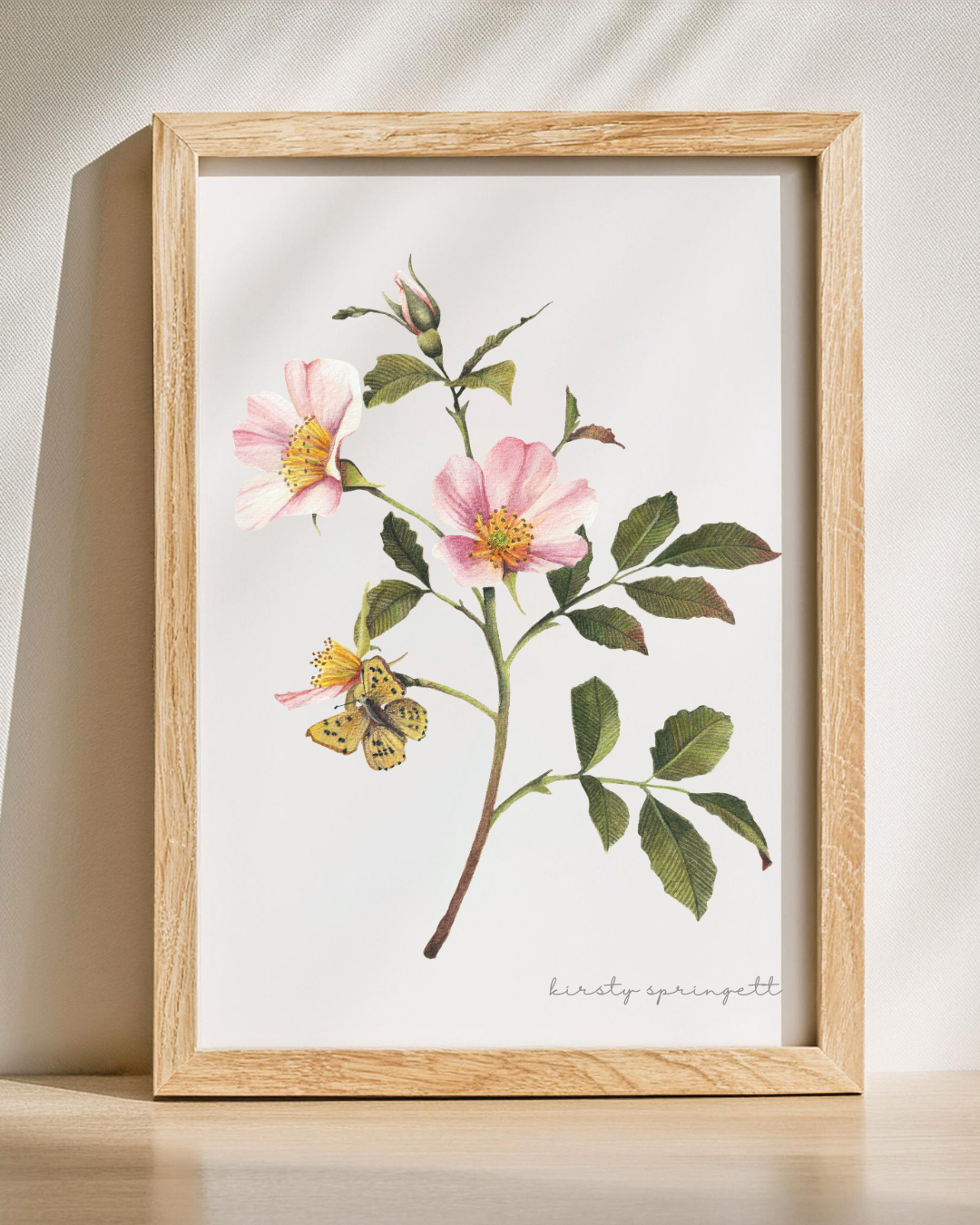 Quiet Bloom - Dog Rose Print