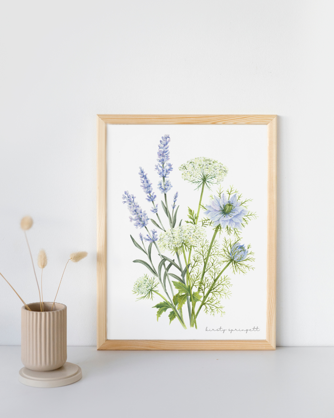 Lavender and Wildflower Print