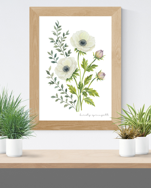 Anemone Study Print