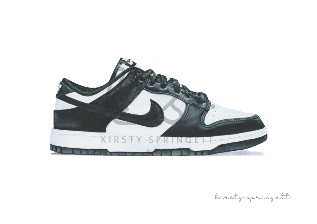Nike Panda Dunk Sneaker Print