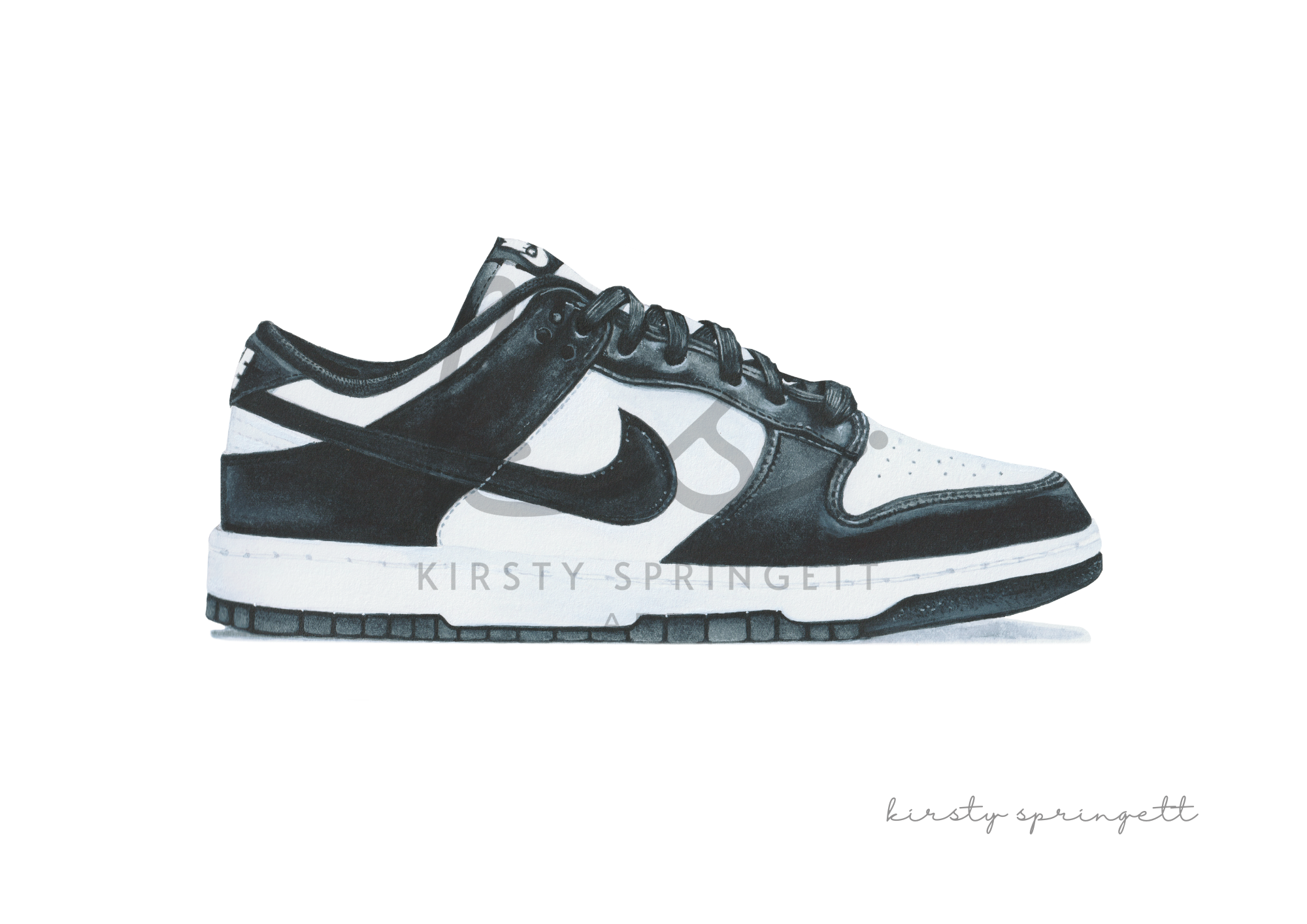 Nike Panda Dunk Sneaker Print