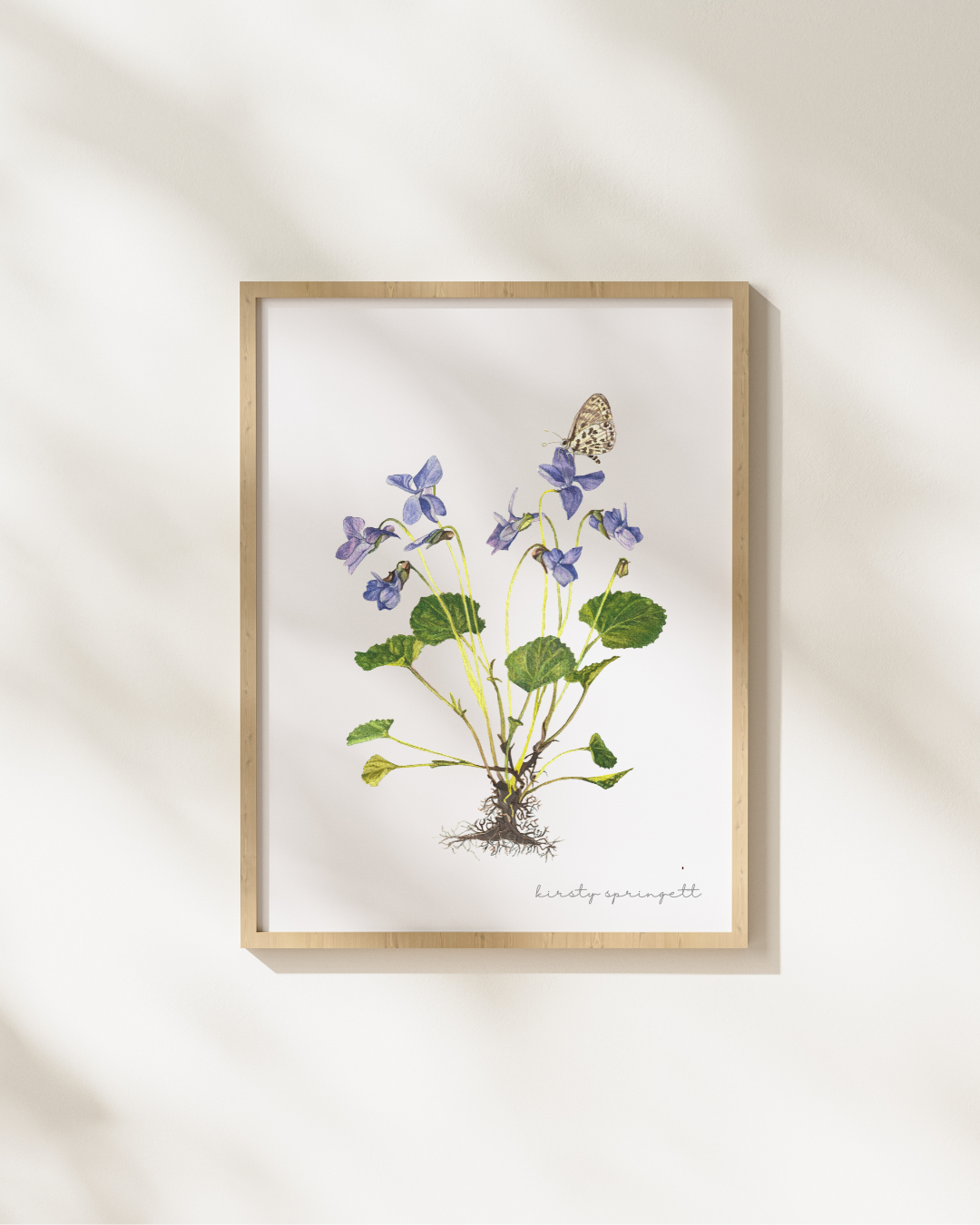 Wild Violets Print