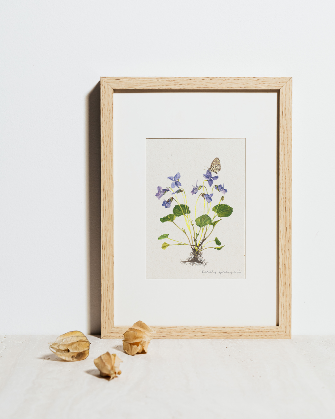 Wild Violets Print