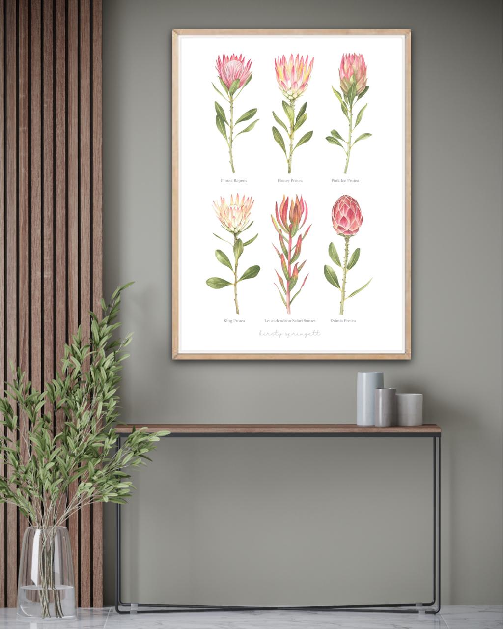 Proteas Print