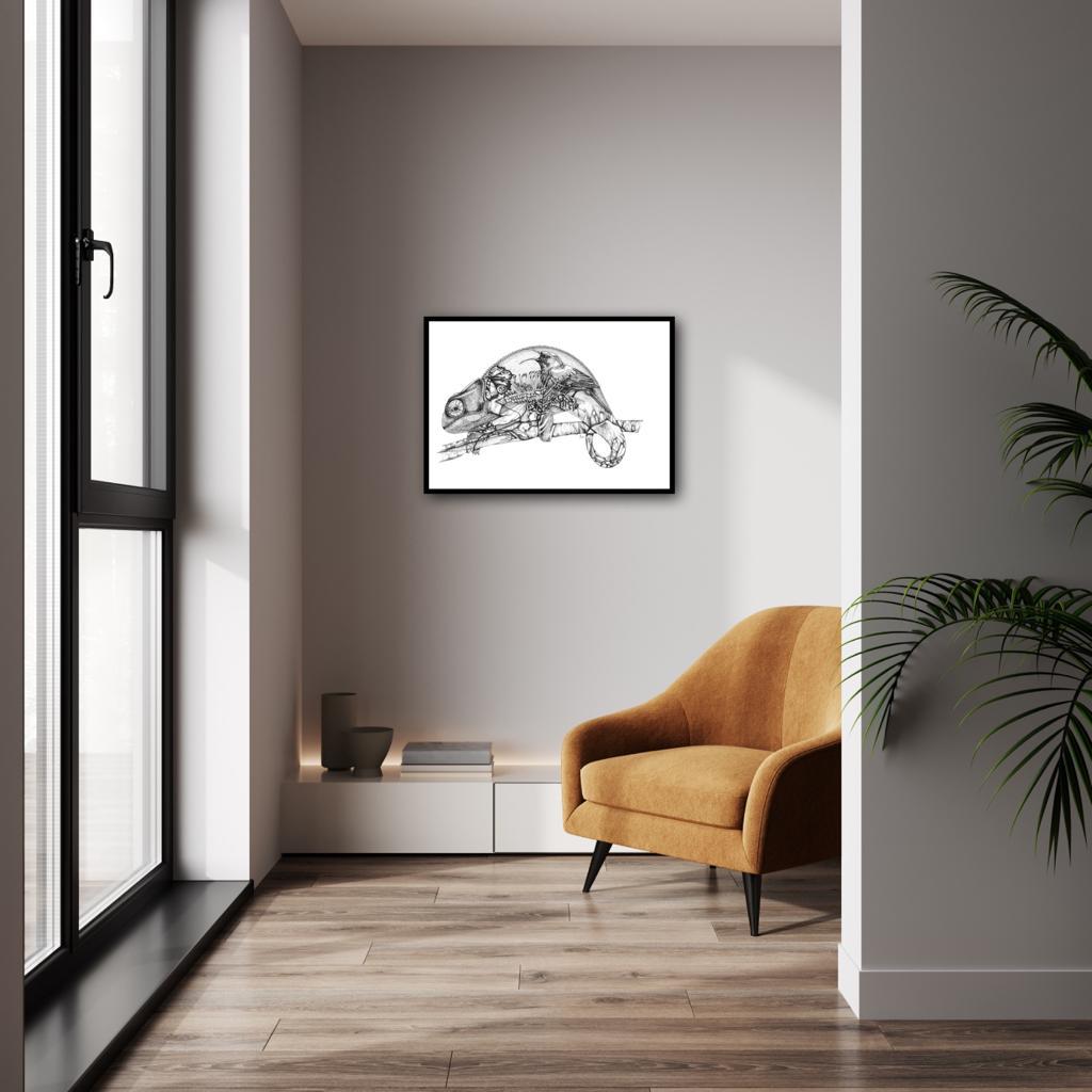 Chameleon Print