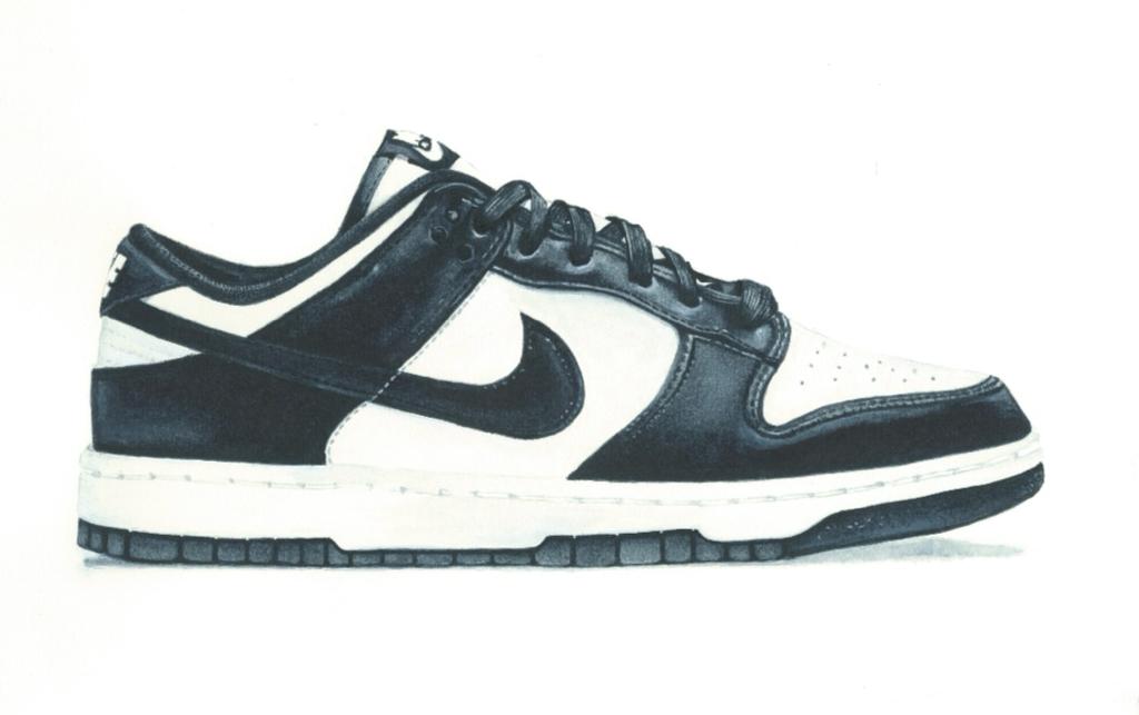 Nike Panda Dunk Sneaker Print