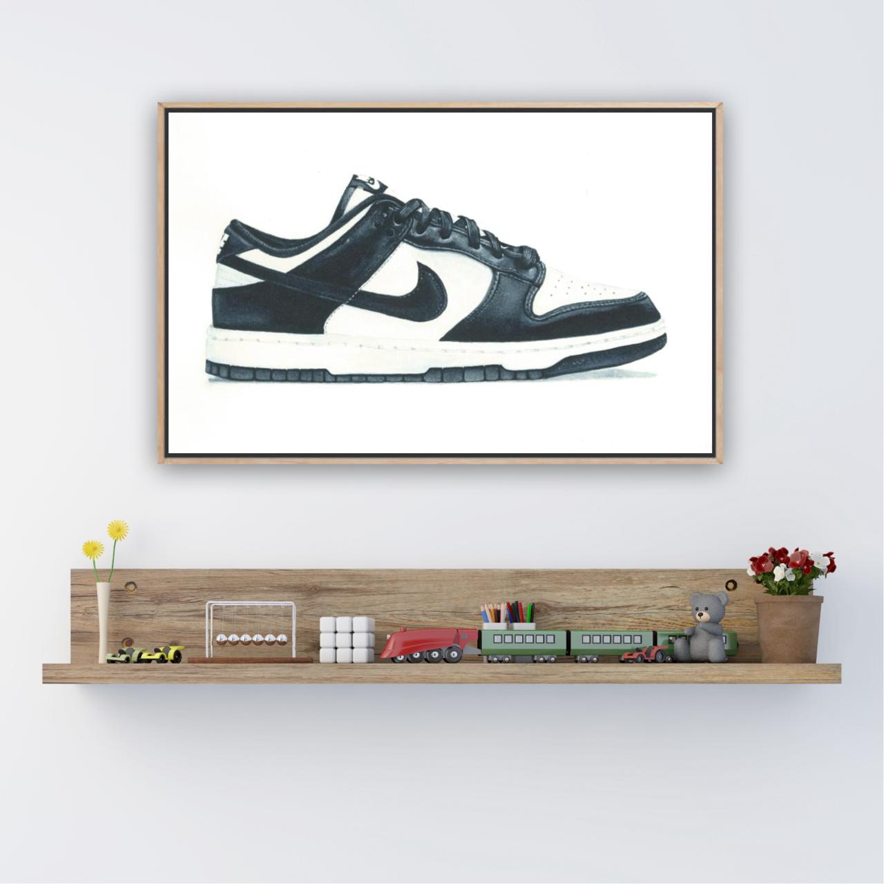 Nike Panda Dunk Sneaker Print