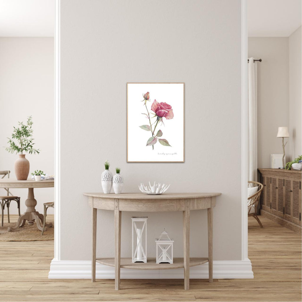 Rose Unfolded Print