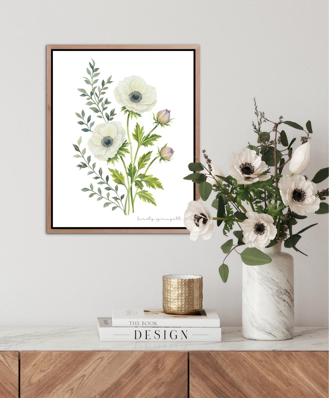 Anemone Study Print