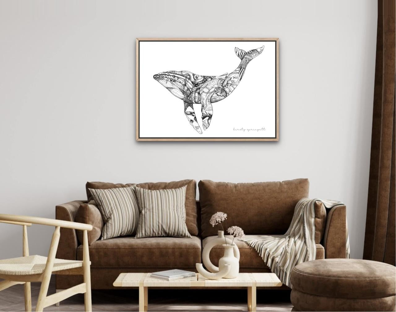 Whale Print