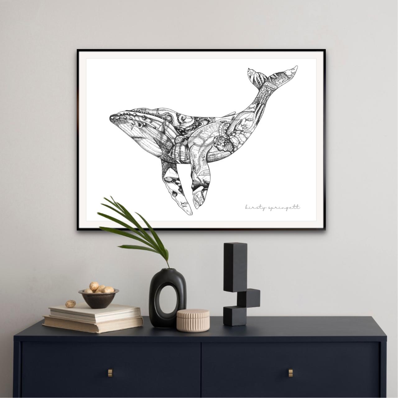 Whale Print