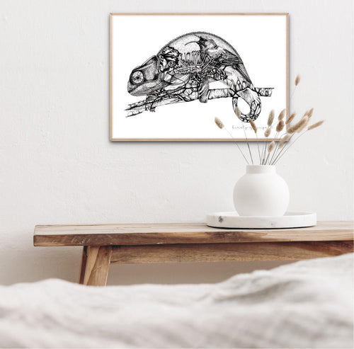Chameleon Print