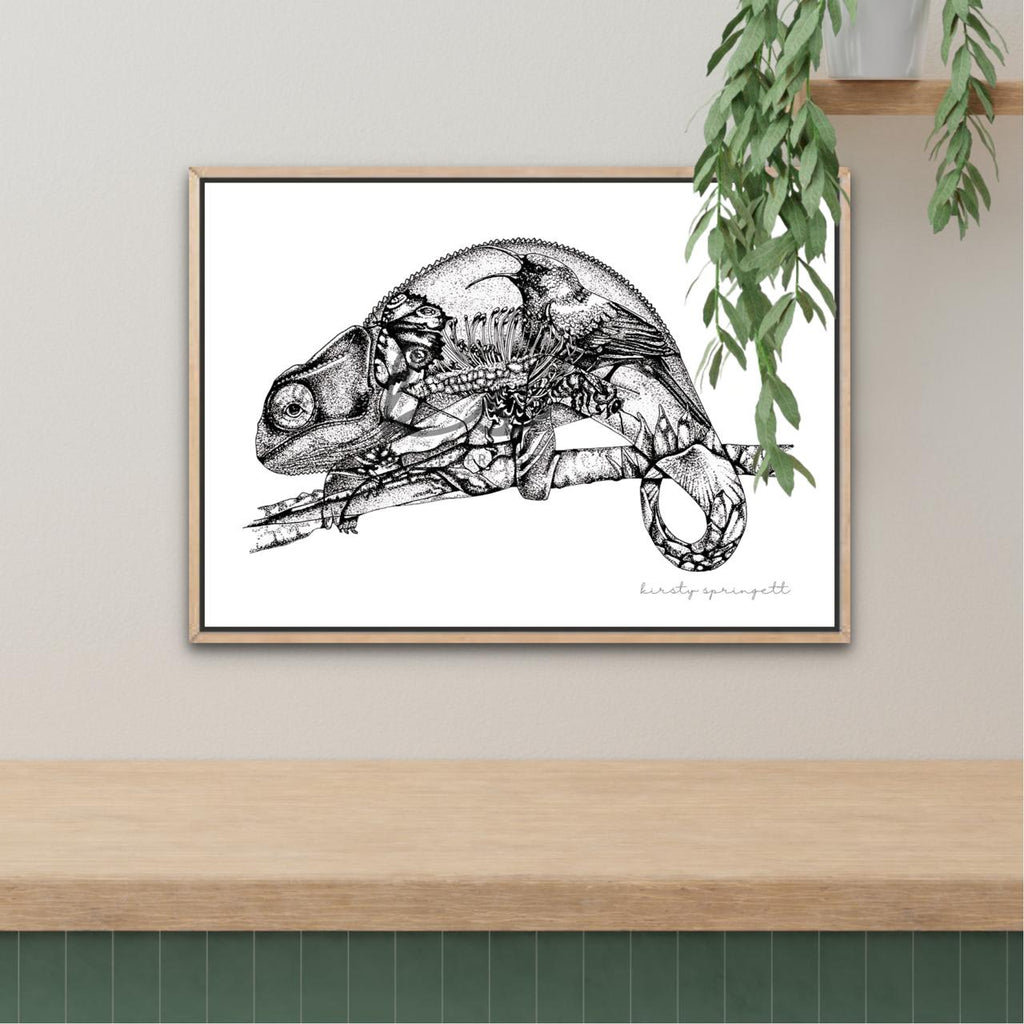 Chameleon Print